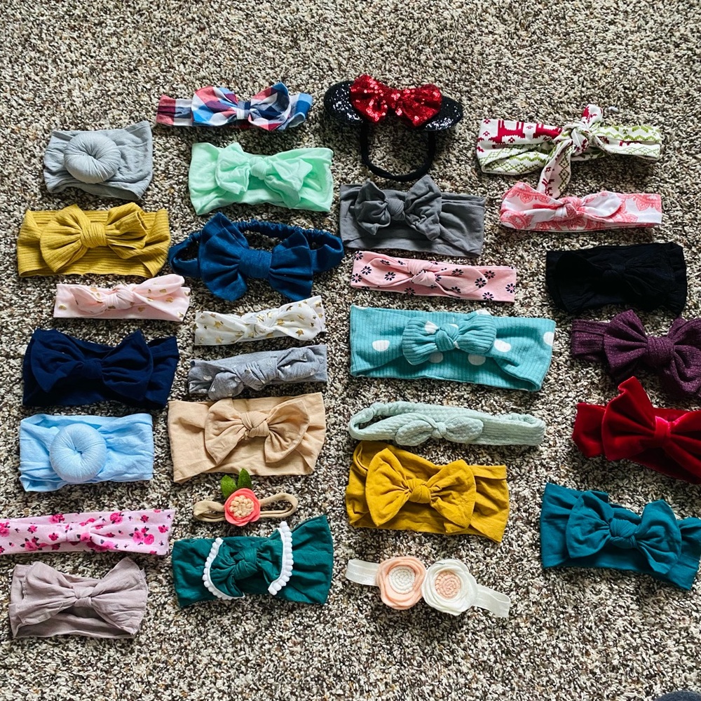 Baby girl bows bundle